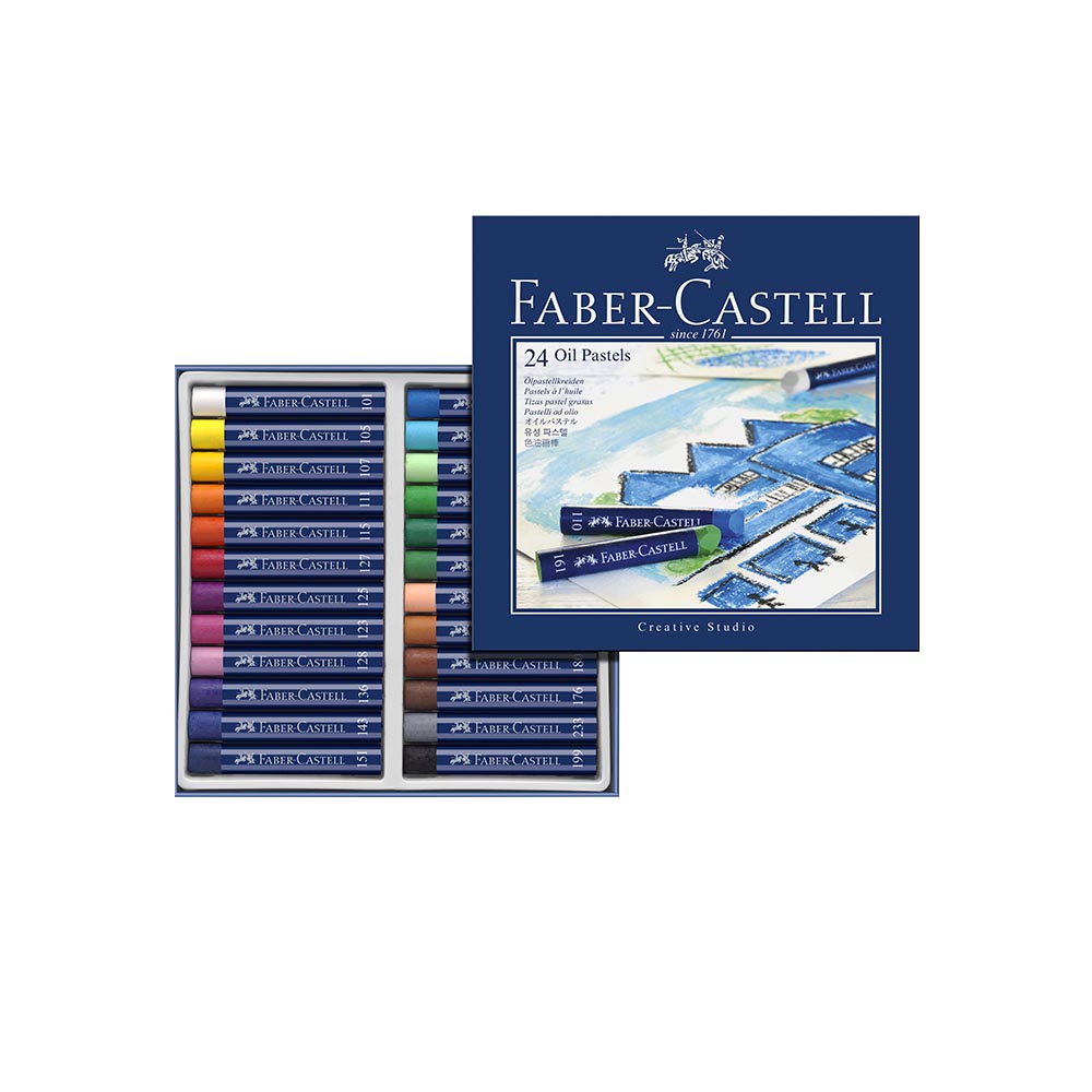 Маслени пастели Faber-Castell Gold, 24цв., 127024
