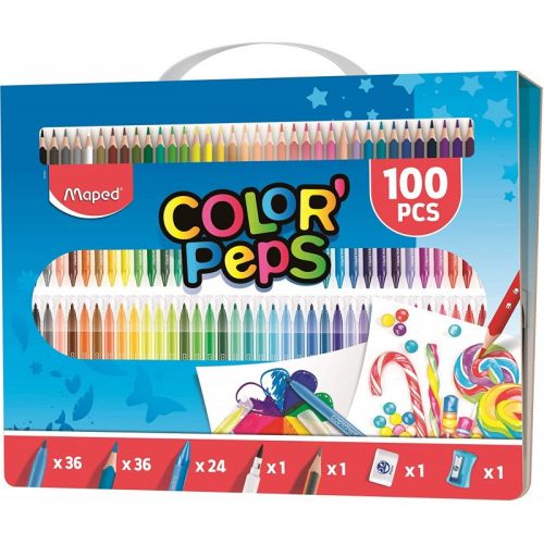 Комплект за рисуване Maped, 100ч.