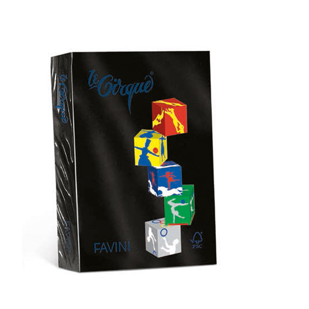 Цв. хартия Favini А4, 80гр, black