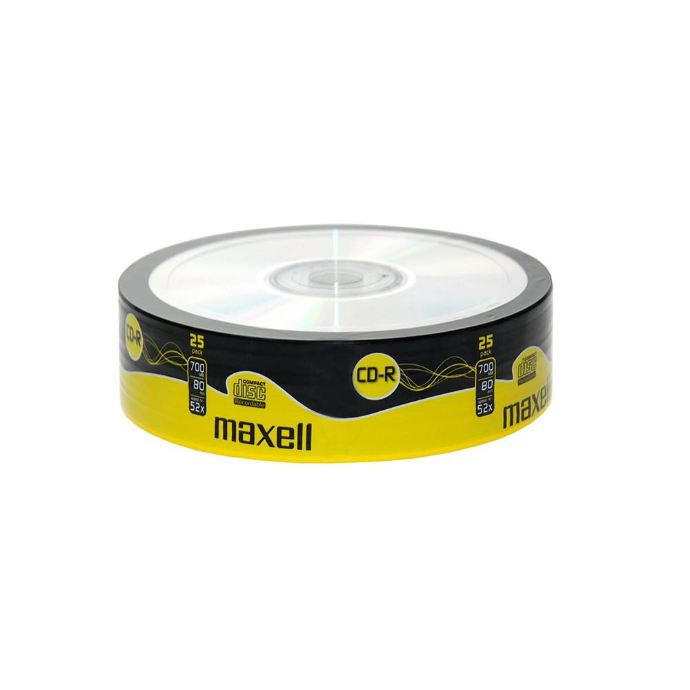 CD-R Maxell, 25бр/шп.