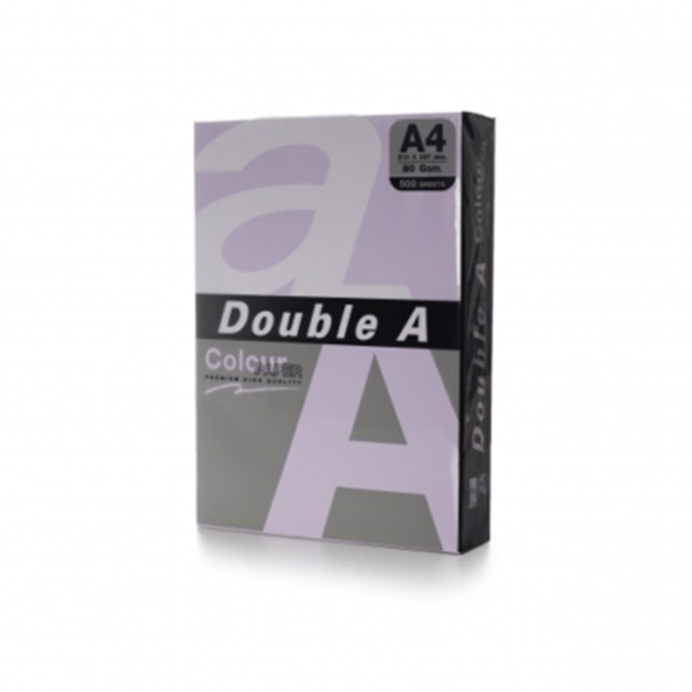 Цв. хартия Double A, 80гр., 500л., Lavander