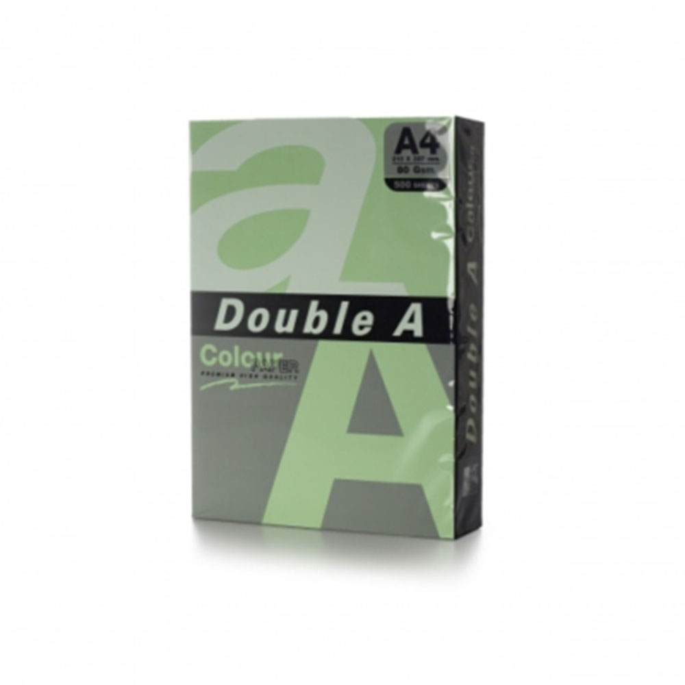 Цв. хартия Double A, 80гр., 500л., Emerald