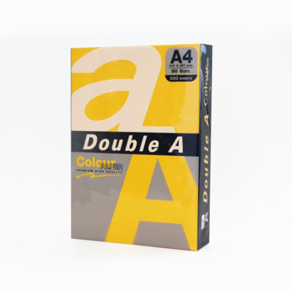 Цв. хартия Double A, 80гр., 500л., Gold