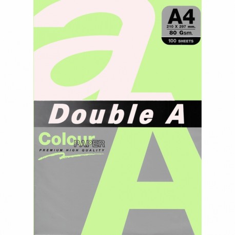 Цв. хартия Double A, 80гр., 100л., Lagoon