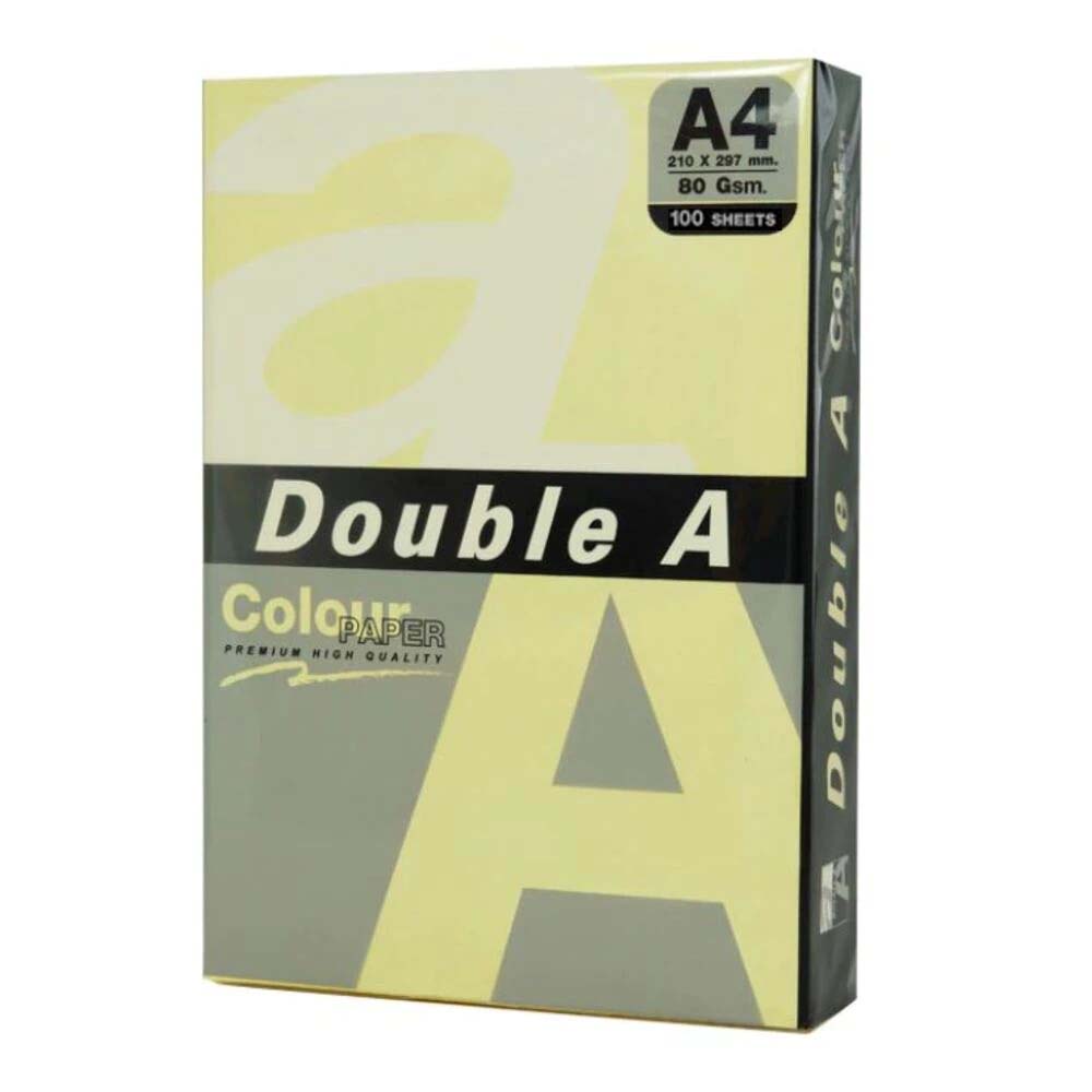 Цв. хартия Double A, 80гр., 100л., Cheese