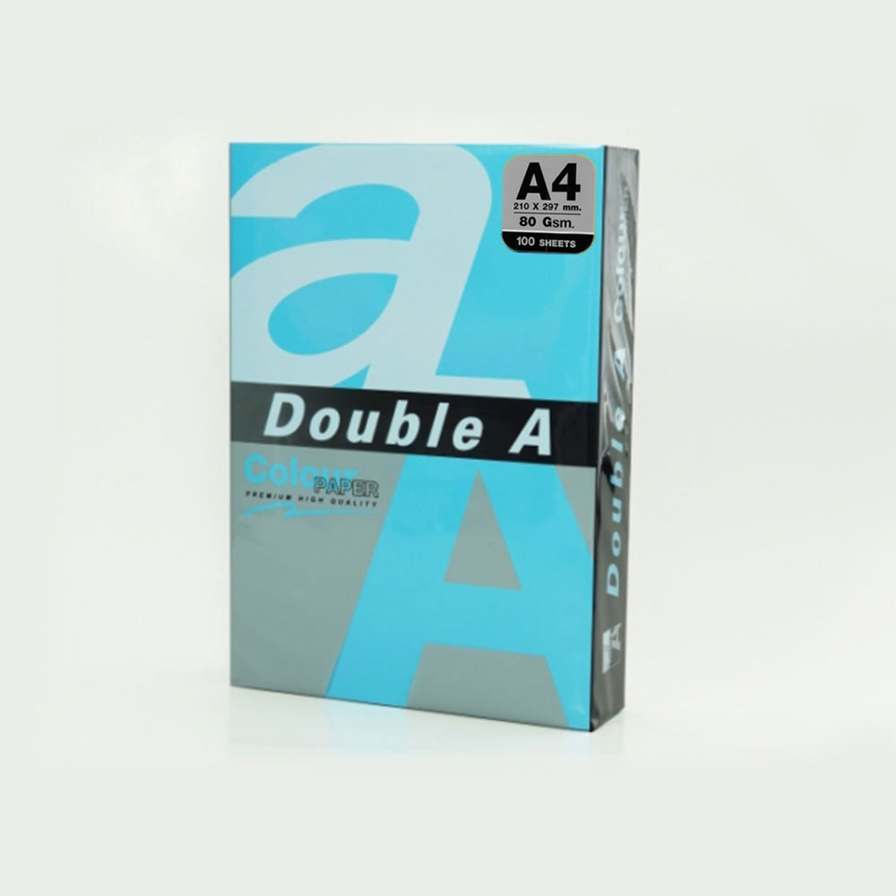 Цв. хартия Double A, 80гр., 100л., Deep Blue