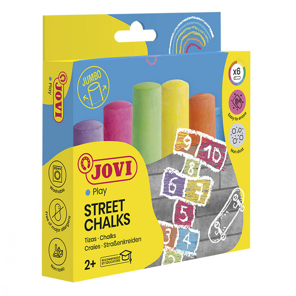 Тебешири Jovi JUMBO, 6цв.,1030