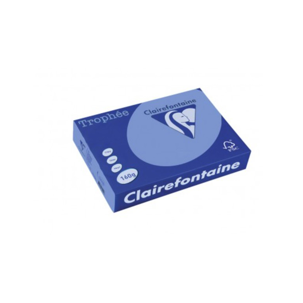 Цв. хартия Clairefontaine А4, 160гр, 1050 lavender