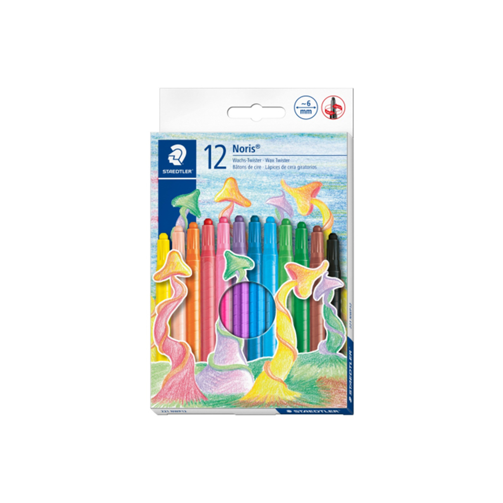 Пастели STAEDTLER Wax Twister, 12цв.