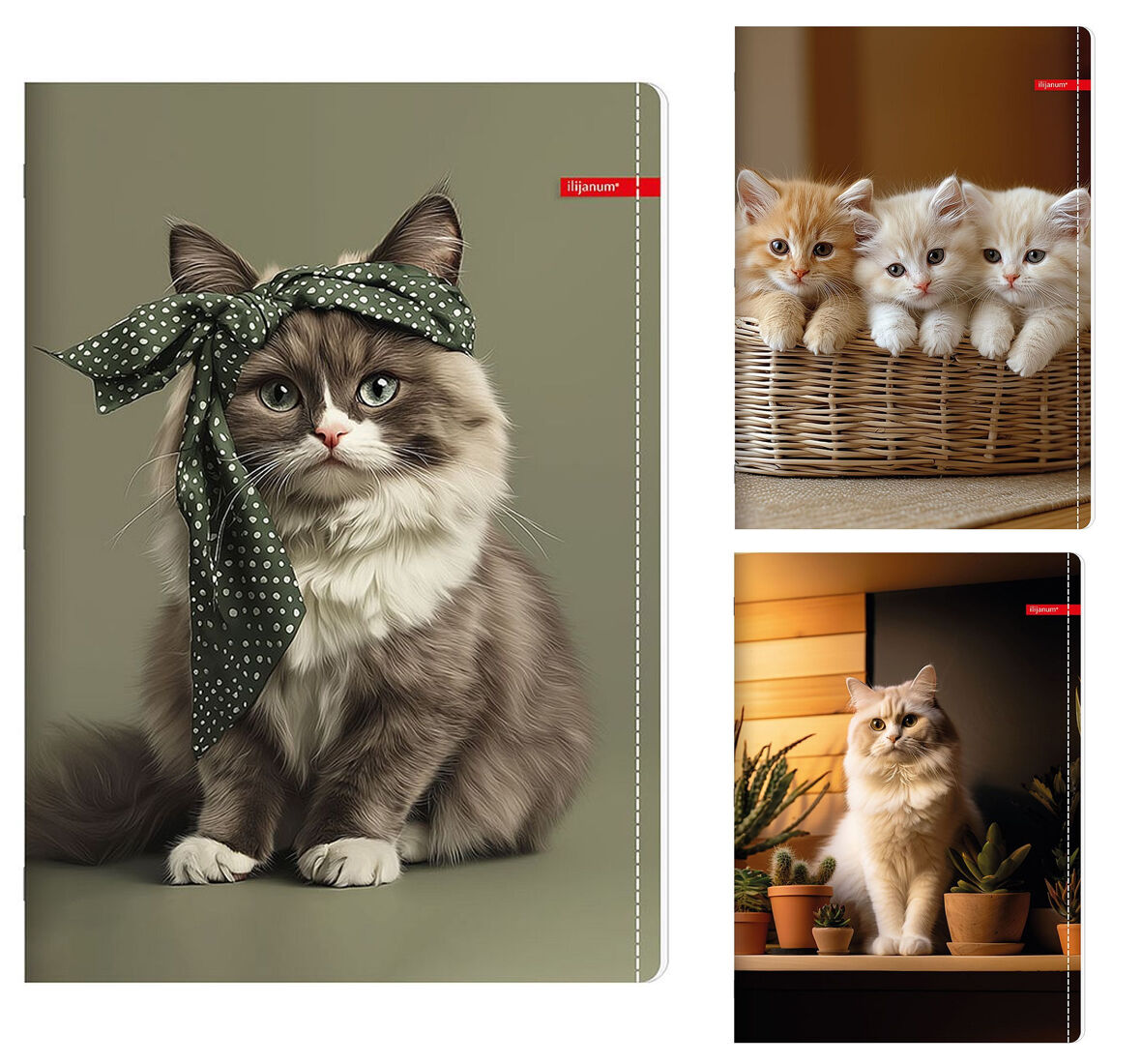 Тетрадка Ilijanum Pets, м.ф., 60л.,48370
