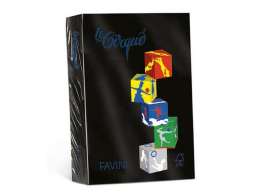 Цв. хартия Favini А4, 160гр, black