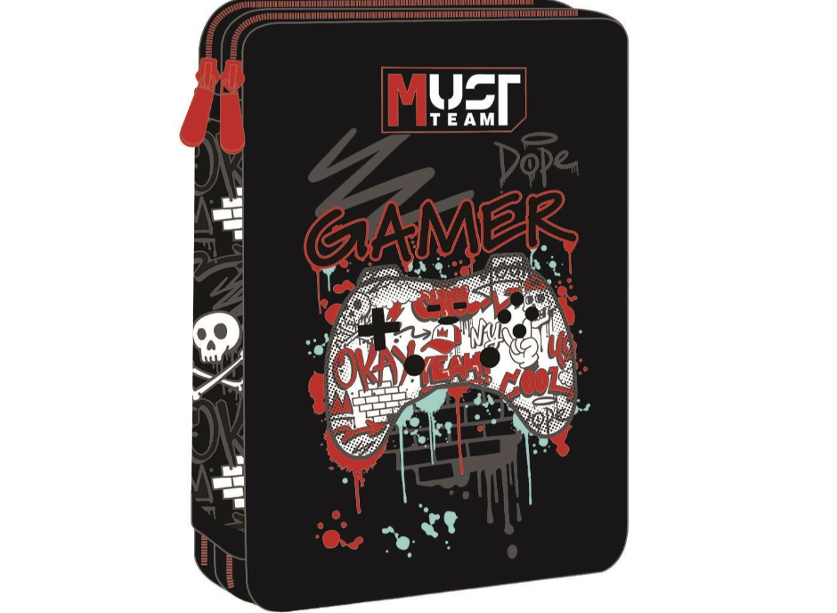 Пълен несесер MUST GAMER, 2ципa 587239